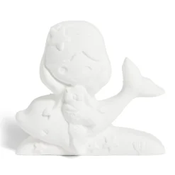 Gifi Lot de 3 figurines à peindre thème sirène - peinture et pinceau inclus