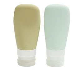Gifi Lot de 2 flacons de voyage en silicone 60ml