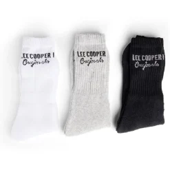 Online Gifi Lot de 3 paires de chaussettes Lee Cooper homme coton 43/46