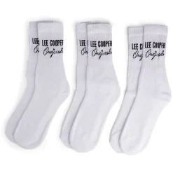 Gifi Lot de 3 paires de chaussettes Lee Cooper homme coton 39/42