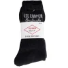 Best Gifi Lot de 3 paires de chaussettes Lee Cooper homme coton noir 43/46