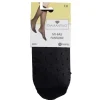 Discount Gifi Lot de 2 paires de mi-bas noir femme polyamide et tulle fantaisie 20D