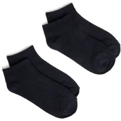 New Gifi Lot de 2 paires de socquettes 36/40 en fibre de bambou noir