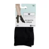 Gifi Lot de 3 paires socquette femme polyamide noir opaque 50D
