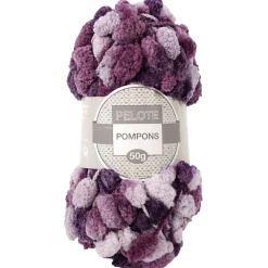 Gifi Lot de 3 pelotes de fil à tricoter 50 g