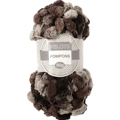 Gifi Lot de 3 pelotes de fil à tricoter 50 g