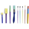 Gifi Lot de 9 pinceaux de peinture pour enfants
