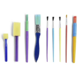 Gifi Lot de 9 pinceaux de peinture pour enfants