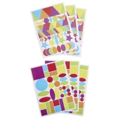 Gifi Jeux Créatifs<Lot de 5 planches de gommettes autocollantes multicolores
