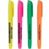 Lot de 4 surligneurs fins - orange vert rose jaune*Gifi Best