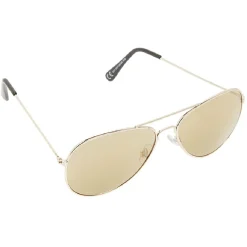 Discount Gifi Lunette de soleil mixte ovale ambrée