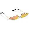 Gifi Lunettes fantaisies adulte flamme orange