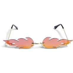 Gifi Lunettes fantaisies adulte flamme orange