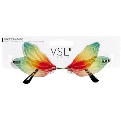 Sale Gifi Lunettes fantaisies adulte libellule orange et vert