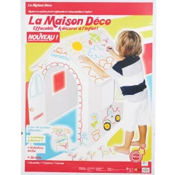Gifi Maison à colorier effaçable