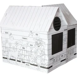 Maison en carton à colorier*Gifi Online