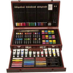 Gifi Mallette d'artiste peinture et dessin 112 pièces