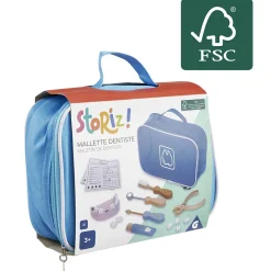 Gifi Jeux D'Imagination Et D'Imitation<Mallette de docteur 9 pièces en bois certifié FSC®