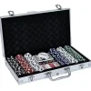 Mallette de poker en aluminium 300 jetons*Gifi New