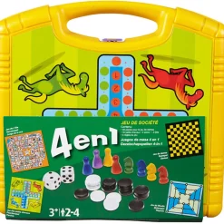Gifi Jeux De Société Et Éducatifs<Mallette jeu de société 4 en 1