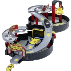 Discount Gifi Mallette roue circuit de voiture avec hélicoptère