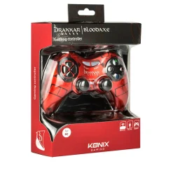 Manette de jeu Konix Drakkar P-15 Blood Axe Rouge pour PC*Gifi