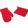 New Gifi Manique et gant de cuisine rouge