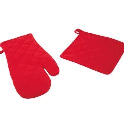 New Gifi Manique et gant de cuisine rouge