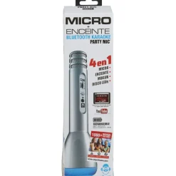 Micro enceinte Bluetooth karaoké lumineux 4 en 1*Gifi Best