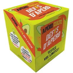 Mini boîte Apéro culte Défis d'apéro - Hachette*Gifi Hot