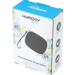 Mini enceinte bluetooth Homday noire*Gifi