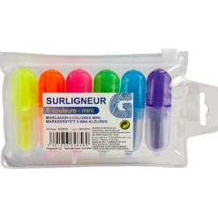 Gifi Mini feutre surligneur couleur x6