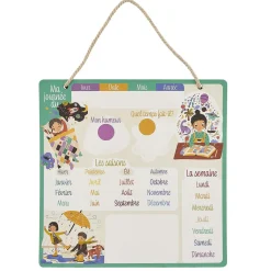 Mon calendrier éducatif magnétique 68 pièces*Gifi Discount