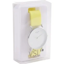 Gifi Montre à cadran rond bracelet pastel