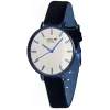 Sale Gifi Montre femme bracelet bleu métallisé
