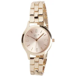Gifi Montre femme bracelet maille inox rose gold