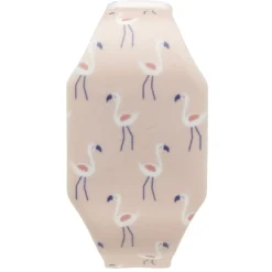 Discount Gifi Montre LED chiffres invisibles silicone motif Flamant rose
