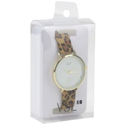 New Gifi Montre motif léopard