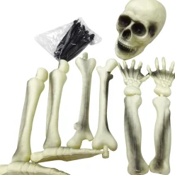 Morceaux de squelette Halloween x10*Gifi Outlet