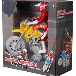 Gifi Jeux D'Imagination Et D'Imitation<Moto cross à friction son et lumière