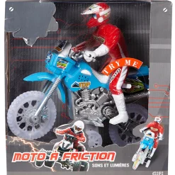 Gifi Jeux D'Imagination Et D'Imitation<Moto cross à friction son et lumière