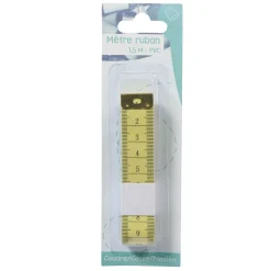 Gifi Mètre ruban pvc jaune 1,5 m