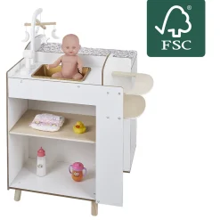 Best Gifi Nurserie table à langer en bois Storiz