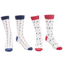Hot Gifi Paire de chaussettes design Noël x2