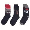 Clearance Gifi Paire de chaussettes à motif Noël x3