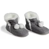 Discount Gifi Paire de chaussons bottes gris 38/39