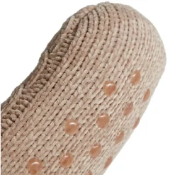 Discount Gifi Paire de chaussons chaussettes basses rose - Taille unique