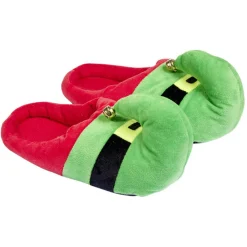 Discount Gifi Paire de chaussons Lutin de Noël