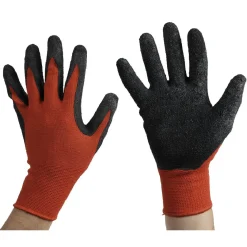 Online Gifi Paire de gants de bricolage rouge et noir