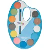 Gifi Palette de peinture 12 couleurs + 1 pinceau